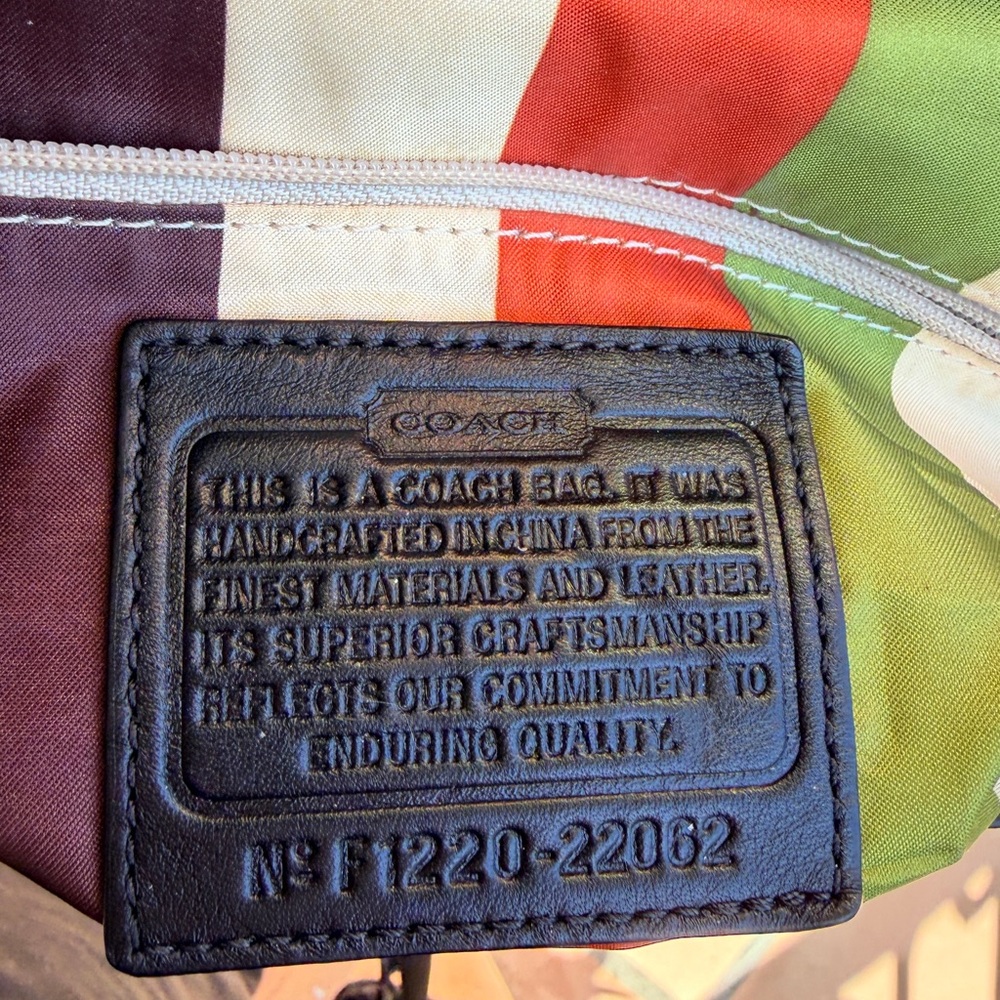 Coach Legacy Turnlock East West Flap Bag Black Leather 22062 Crossbody Tassel - Picture 14 of 15